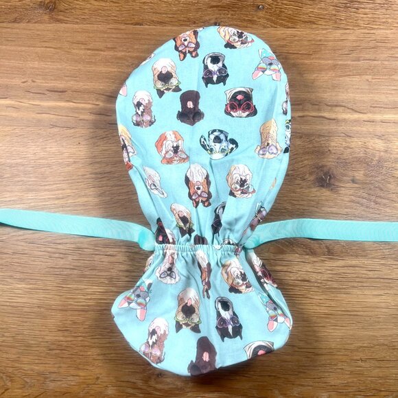 NWOT Ponytail scrub cap, scrub hat, surgical cap, ponytail scrub hat - Picture 2 of 4